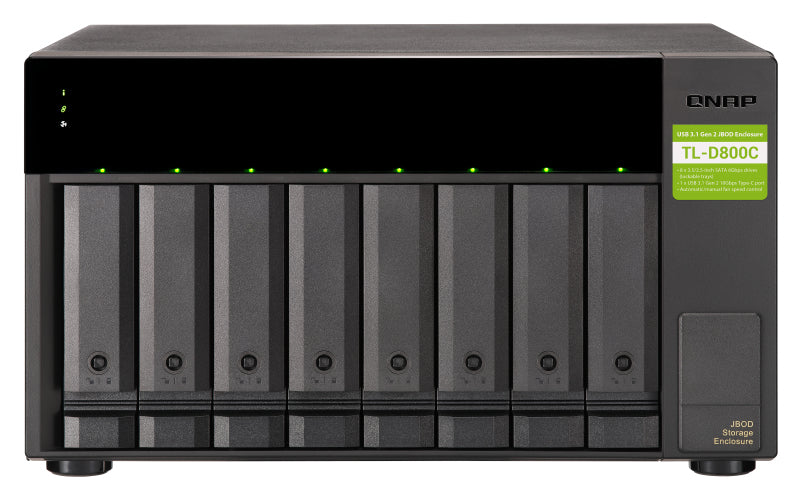 QNAP TL-D800C/112TB EXOS 8 Bay Desktop