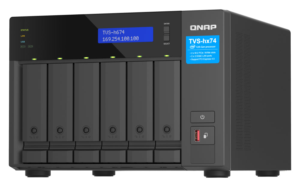 QNAP TVS-h674-i5-16G/60TB IW