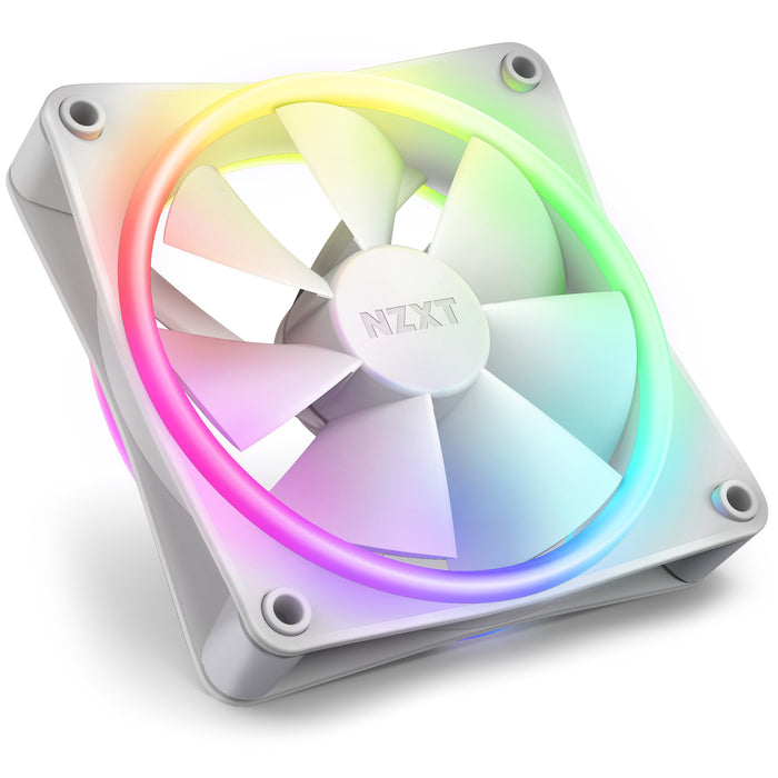 NZXT F120 RGB DUO 120MM PWM 1PK WHT