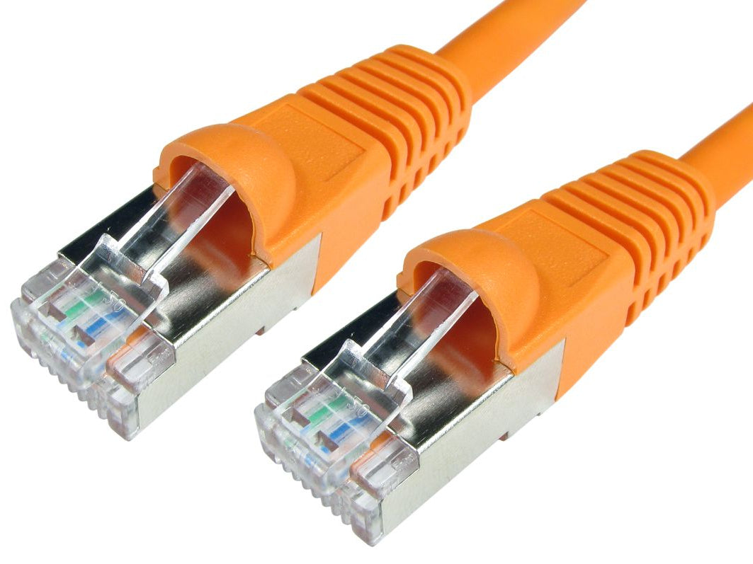 CDL 15m Cat6A Patch Cable - Orange
