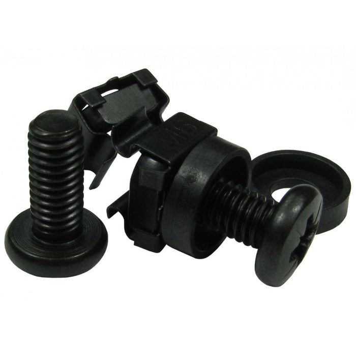 CDL Pack of 20 M6 Cage Nuts Black