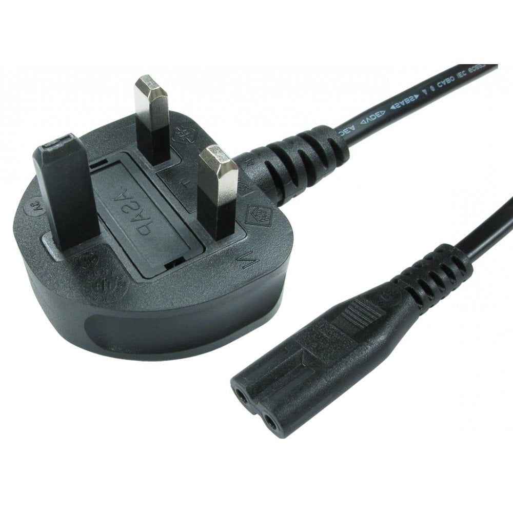 CDL 2m UK Plug to C7 Mains Lead B