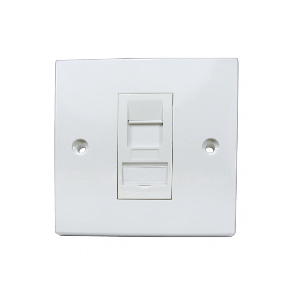 CDL 1 Port Cat6a Faceplate