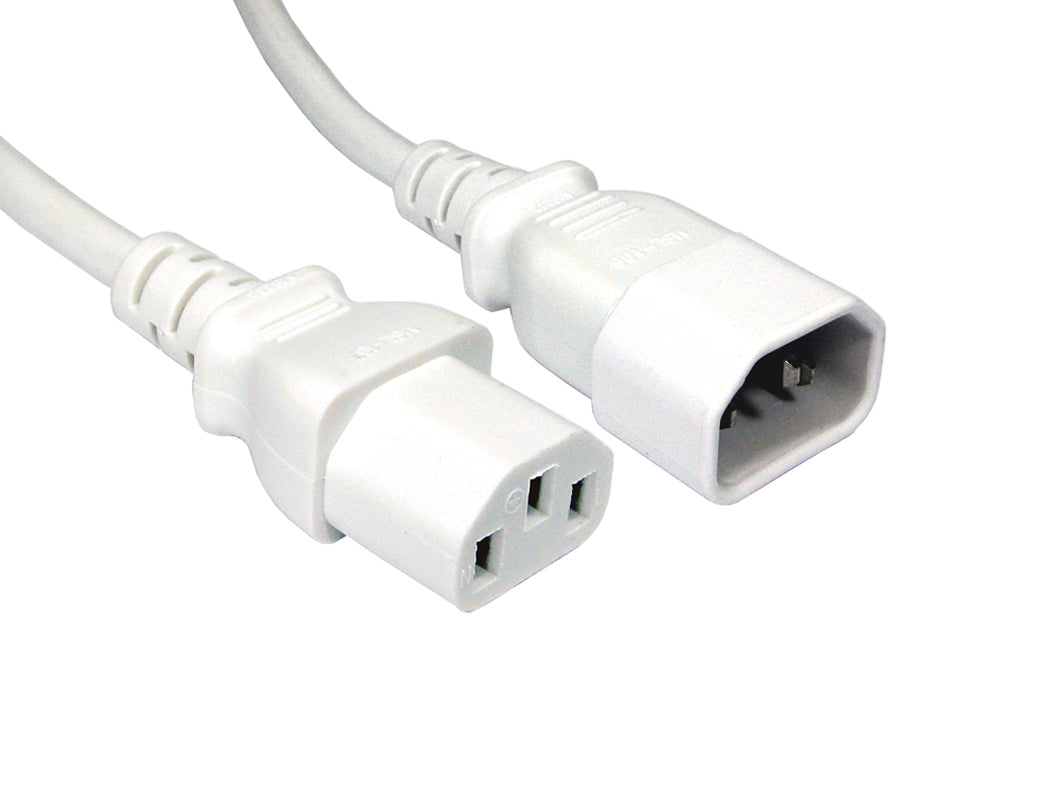 CDL 1m C14 to C13 Extension White
