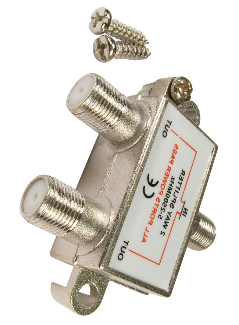 CDL 2 Port F-Connector Splitter