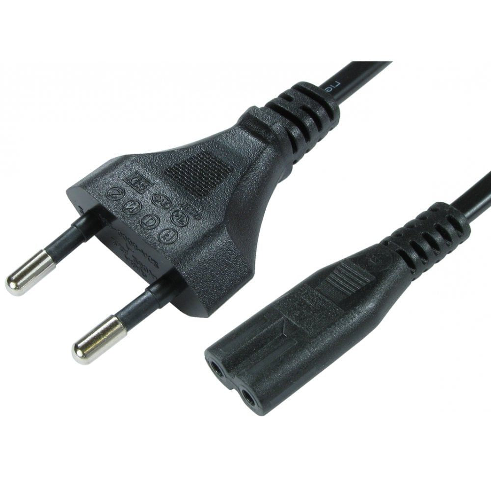 CDL 2m Euro Plug to C7 Mains LeadB