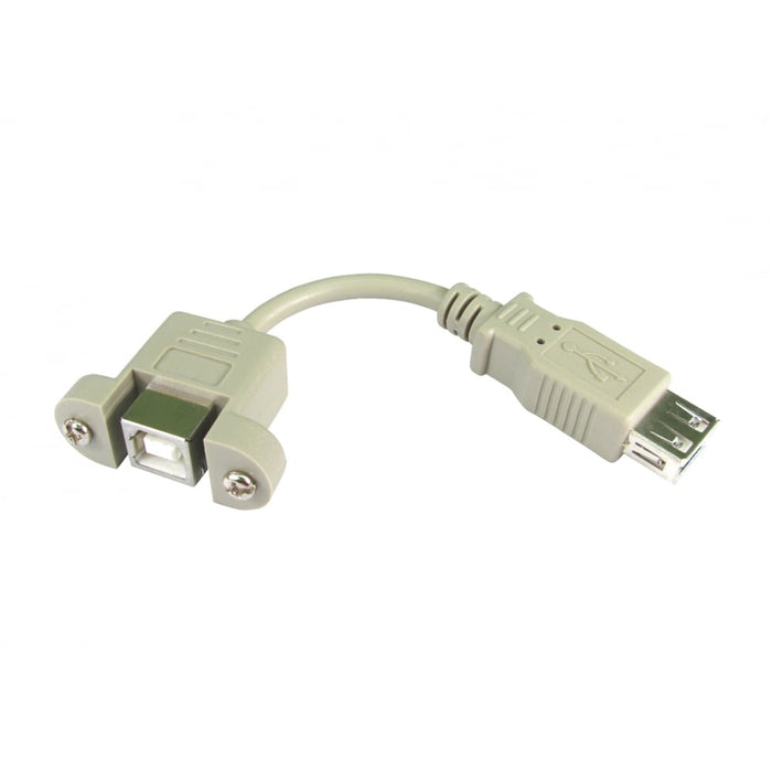 CDL USB B Panel mount stub