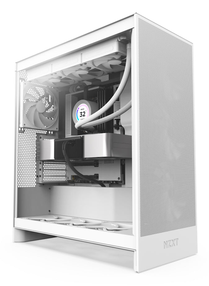 NZXT H7 FLOW MID TOWER CASE WHITE