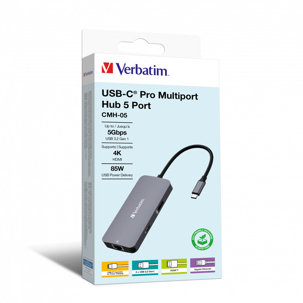 Verbatim USB-C Mport 5 Port Hub CMH-05
