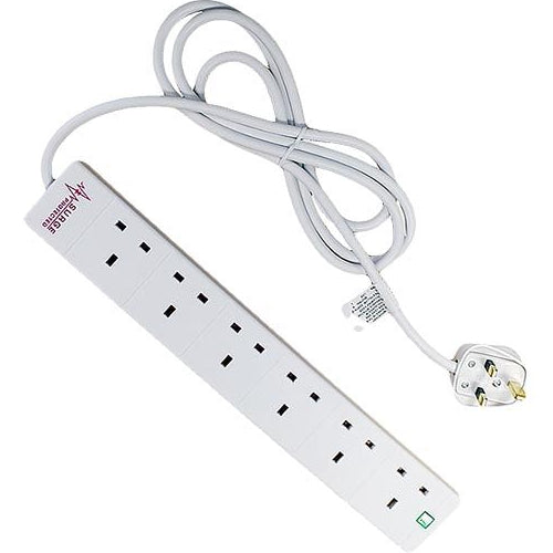 CNL 6W UK 13A SURGE PROTECT Wh 2M Lead