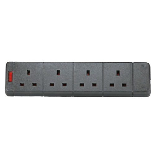 CNL 4W UK 13A Rewireable Bk