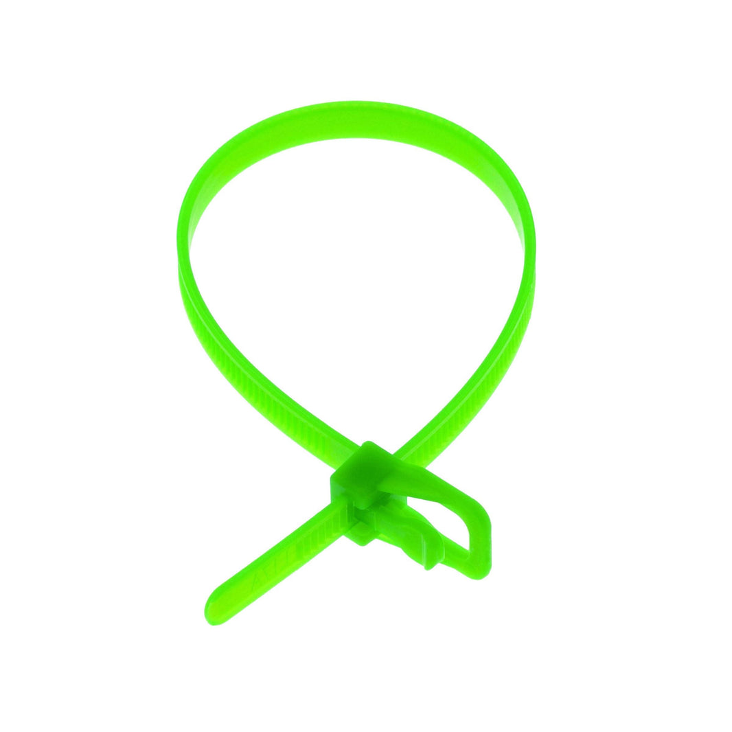 CNL 100PK Cabletie 4.8x300mm FlGn Retyz