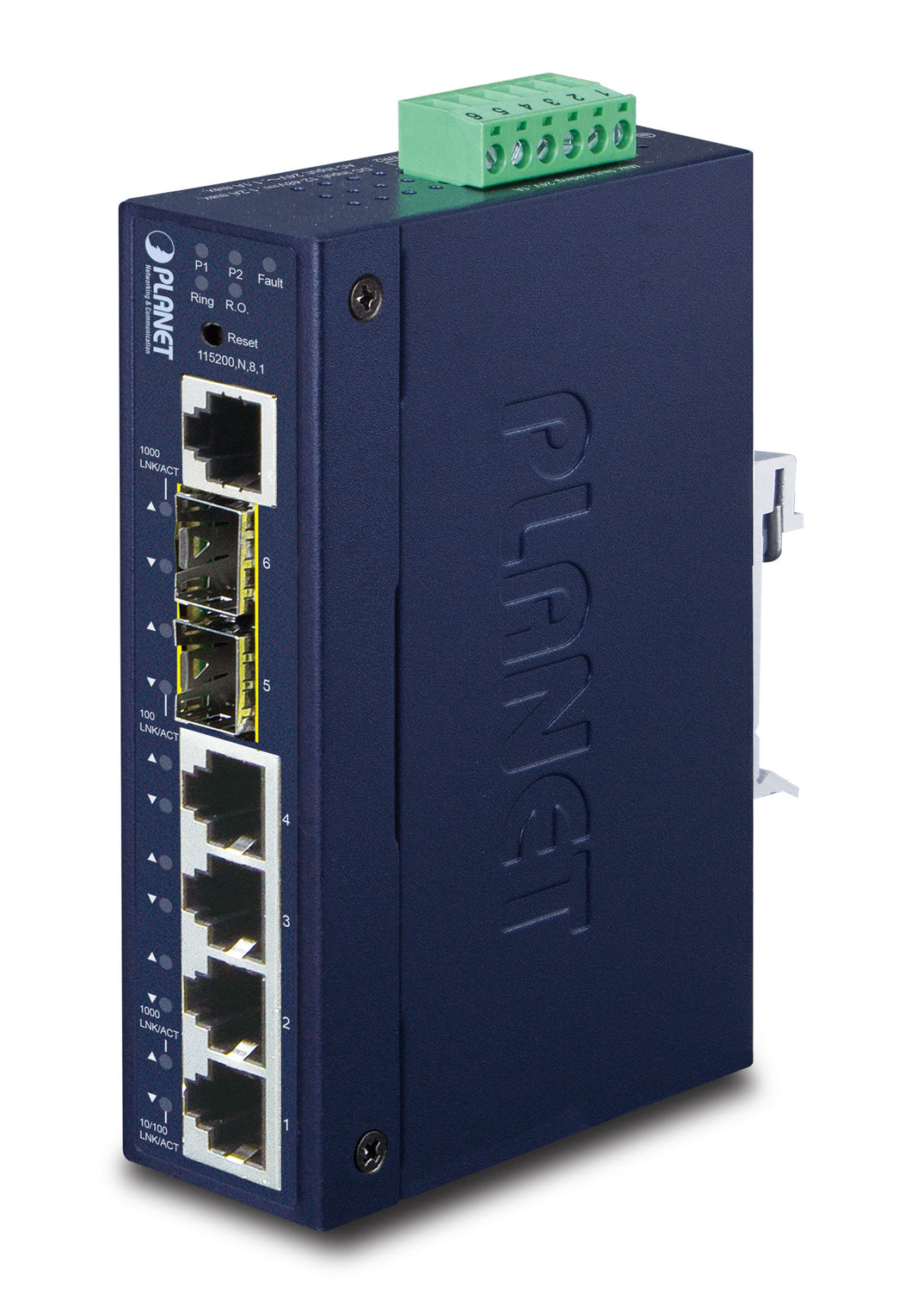 4P Ind Mngd Sw 2.5Gb SFP