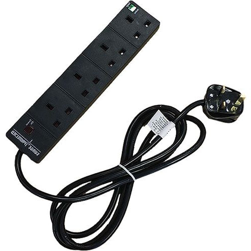 CNL 4W UK 13A SURGE PROTECT Bk 5M Lead