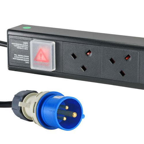 CNL 12W UK PDU Vert 16A Comm 3m