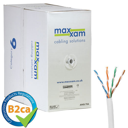 CNL C6 Wh UTP Ls 24AWG Sld B2ca 305m