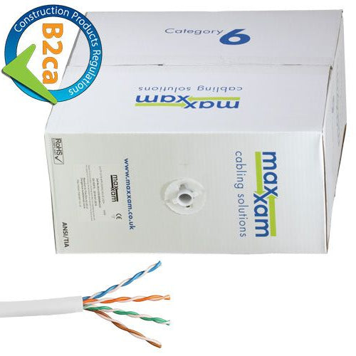 CNL C6 Wh UTP Ls 24AWG Sld B2ca 305m