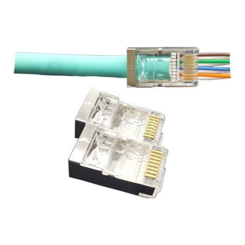 50PK C5e RJ45 FTP EZ EASY PLUG