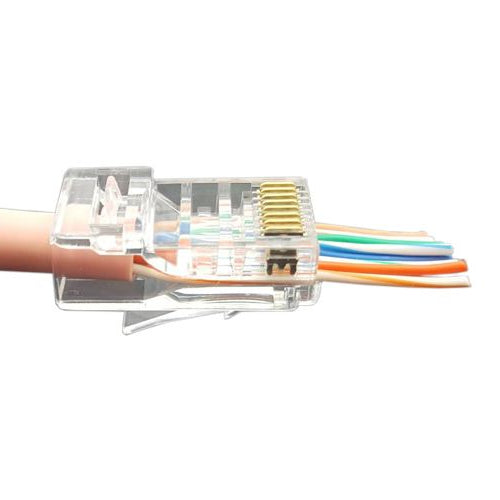 50PK C6 RJ45 UTP EZ EASY PLUG