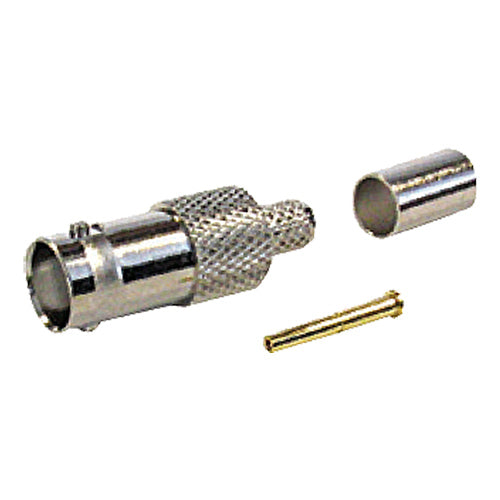100PK BNC CRIMP RG58 TURNED
