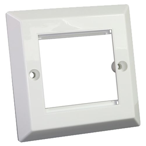 10PK 1G Bev FPlate 50x50mm Wh