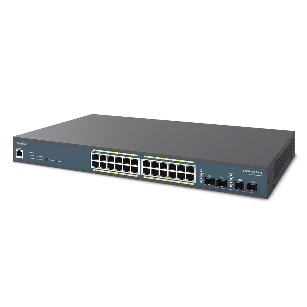 EnGenius EWS7928P-FIT 24-Port Gigabit 240W PoE+ Switch