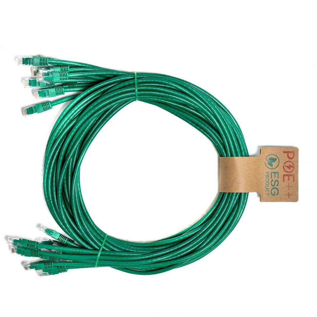 CNL 10PK 1.5M C6 Gn UTP PVC 24AWG FMB