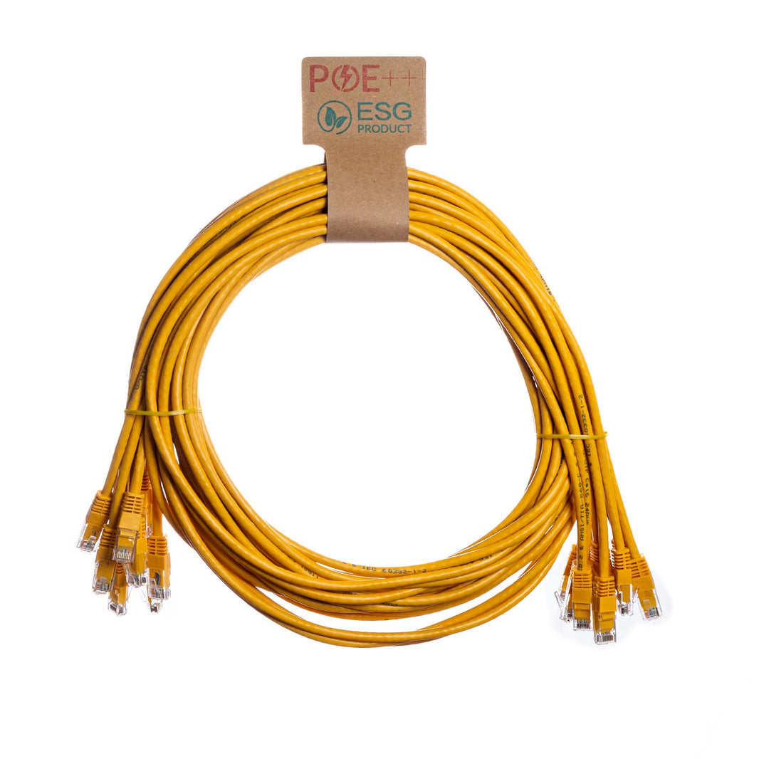 CNL 10PK 1.5M C6 Yw UTP PVC 24AWG FMB