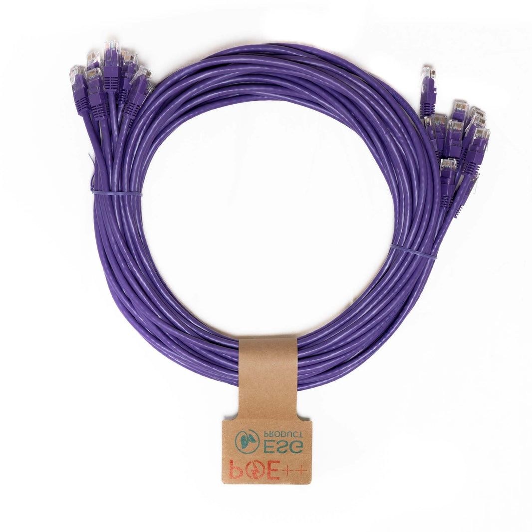CNL 10PK 0.3M C6 Vi UTP PVC 24AWG FMB