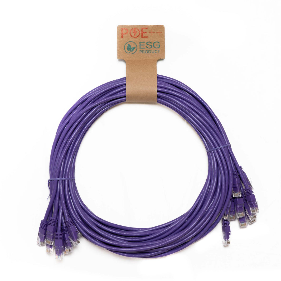 CNL 10PK 2M C6 Vi UTP PVC 24AWG FMB