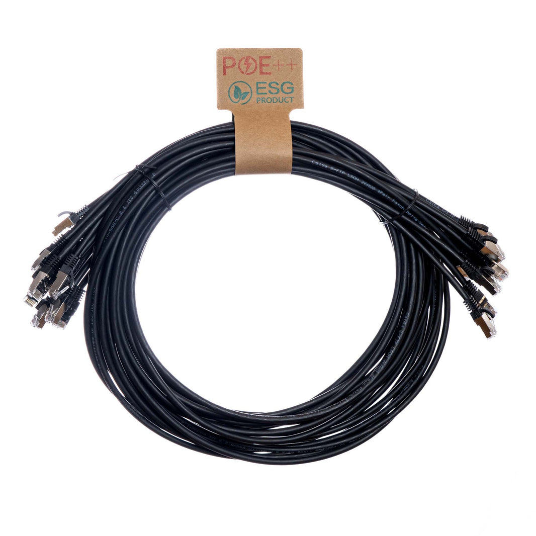 CNL 10PK 3M C6a Bk SFTP Ls 26AWG SB