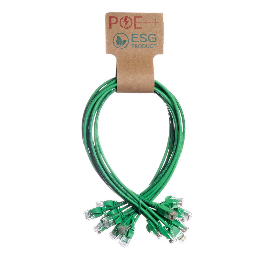CNL 10PK 1M C6 Gn UTP Ls 30AWG Slim SB