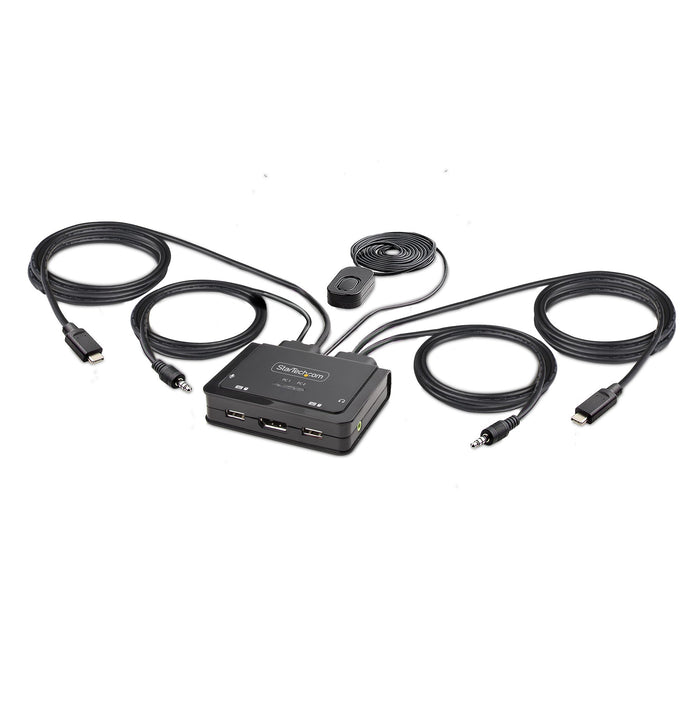 2-PORT USB-C CABLE KVM SWITCH 4K 60HZ