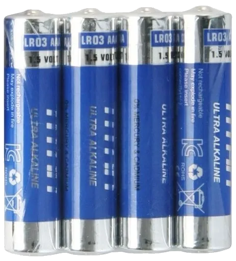 TITAN ALKALINE BATTERY AAA 1.5V 4 PACK