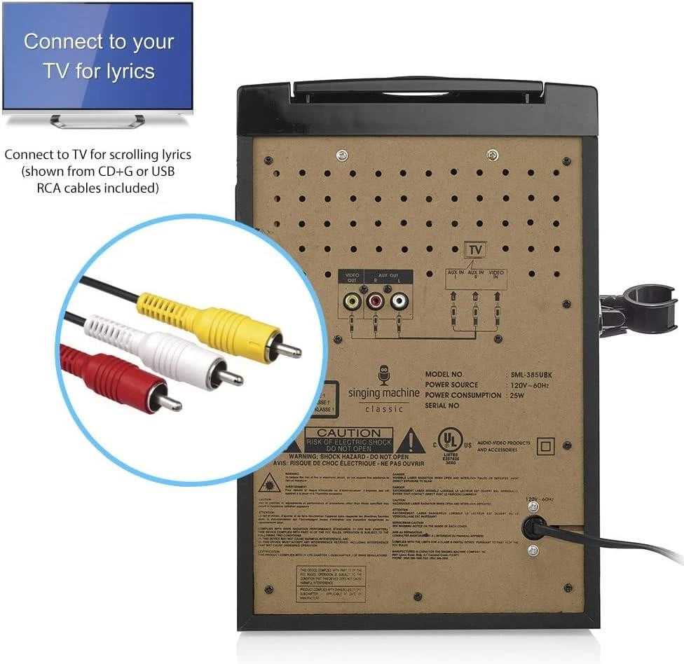 Singing Machine SML385U Karaoke Black EU