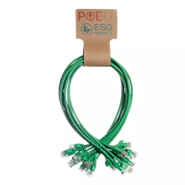 CNL 10PK 0.25M C6 Gn UTP Ls30AWGSlimSB