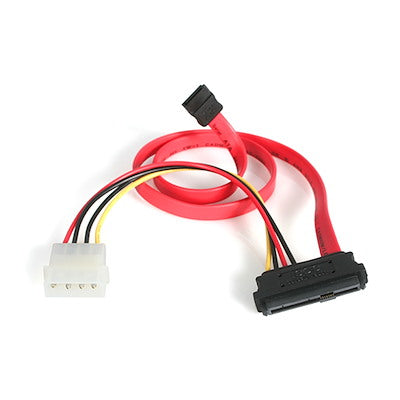 StarTech.com 18in SAS 29 Pin to SATA Cbl