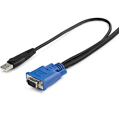 10 ft 2-in-1 Ultra Thin USB KVM Cable