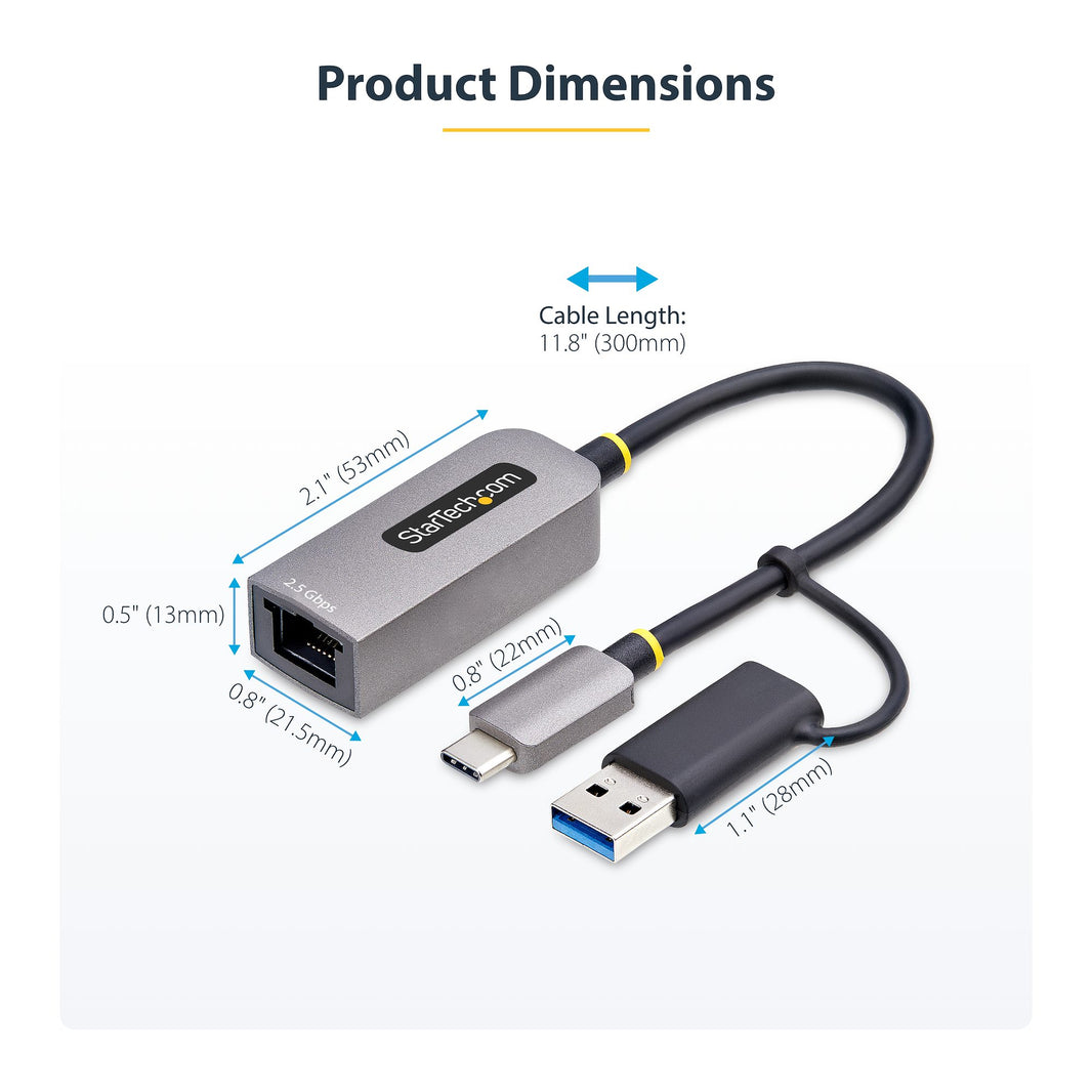 StarTech.com USB-C to Ethernet Adapter (U2GA-USB-C-ETHERNET)
