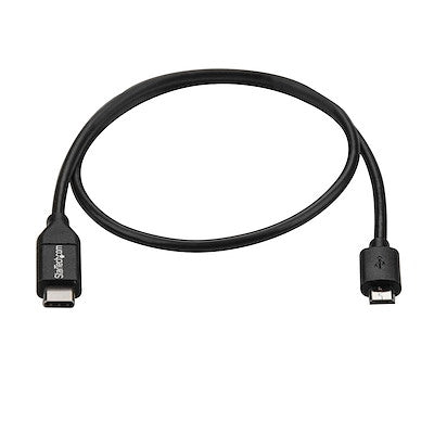 StarTech 1.6ft (50cm) USB-C to Micro USB-B Cable
