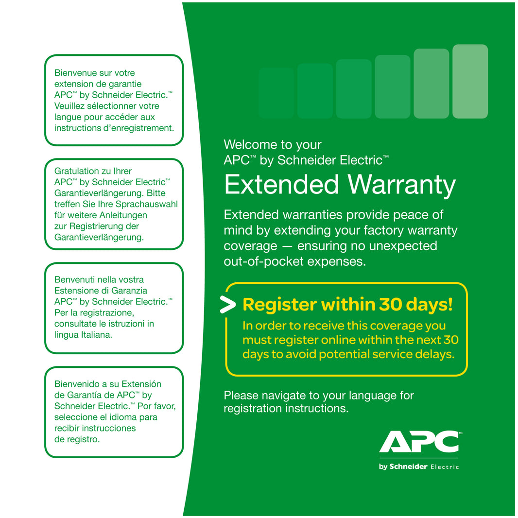 APC 3 Yr Warranty Extension new product