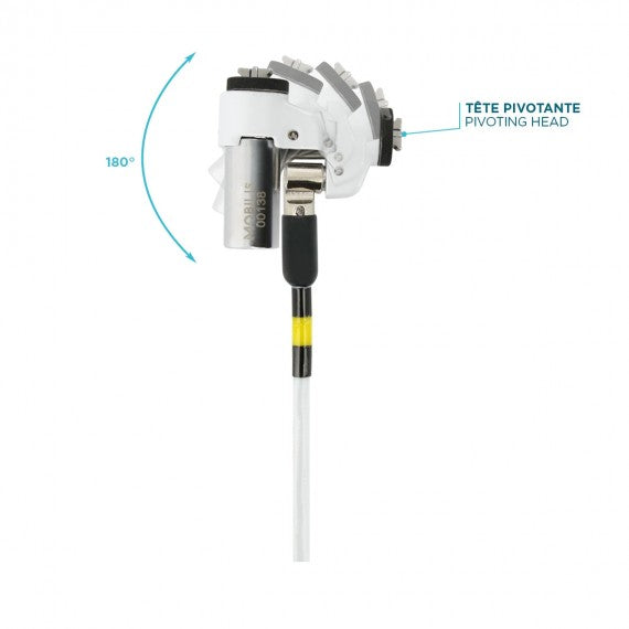 Mobilis T Lock - Slim Rotating security lock - Key