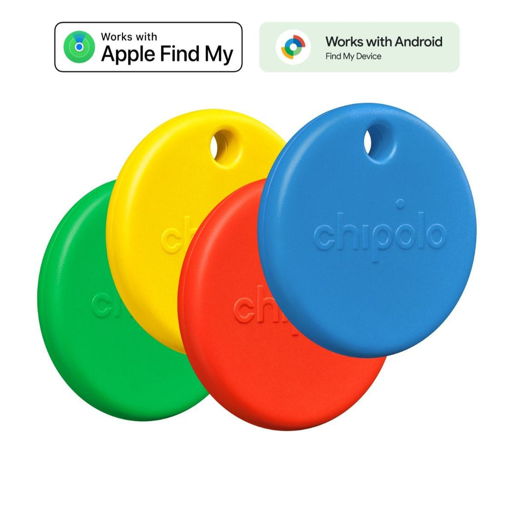 Chipolo POP 4P Red Blue Yellow Green