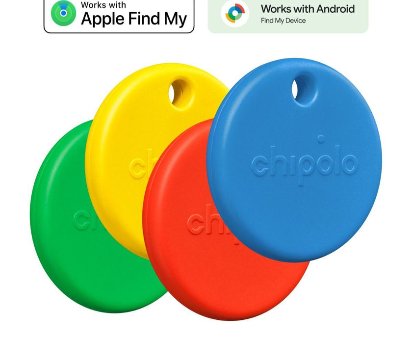Chipolo POP 4P Red Blue Yellow Green