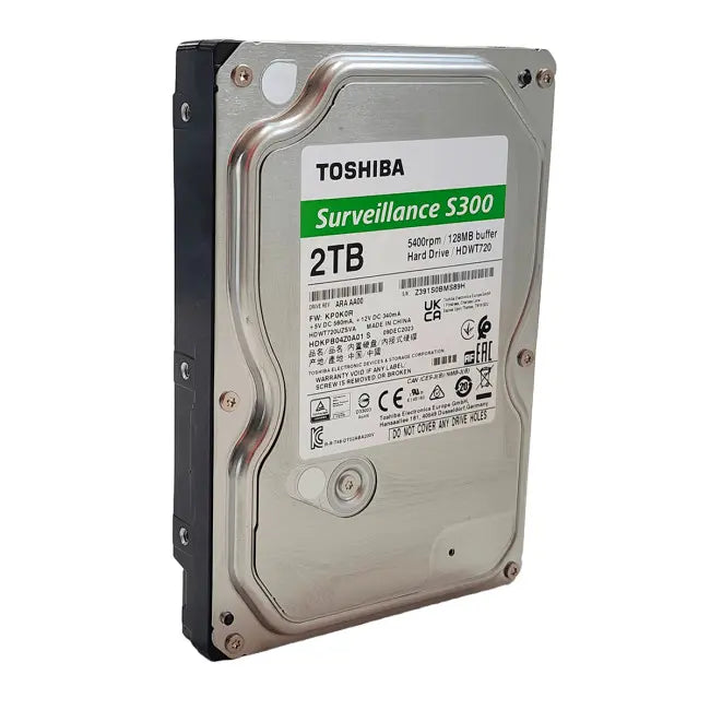 Toshiba S300 2TB Surveillance Hard Drive – HDWT720UZSVA