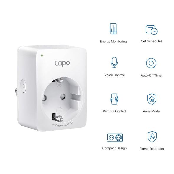 TP-LINK MINI SMART WIFI SOCK ENG MON 4PK