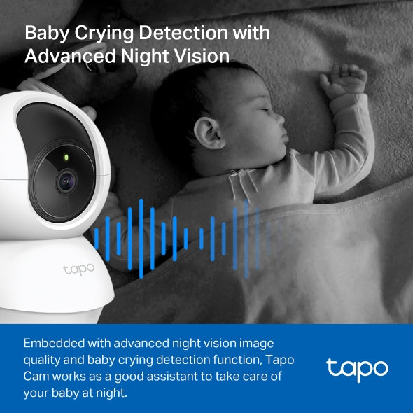 TP-Link TAPO C210 Pan/Tilt Home Security Wi-Fi Camera