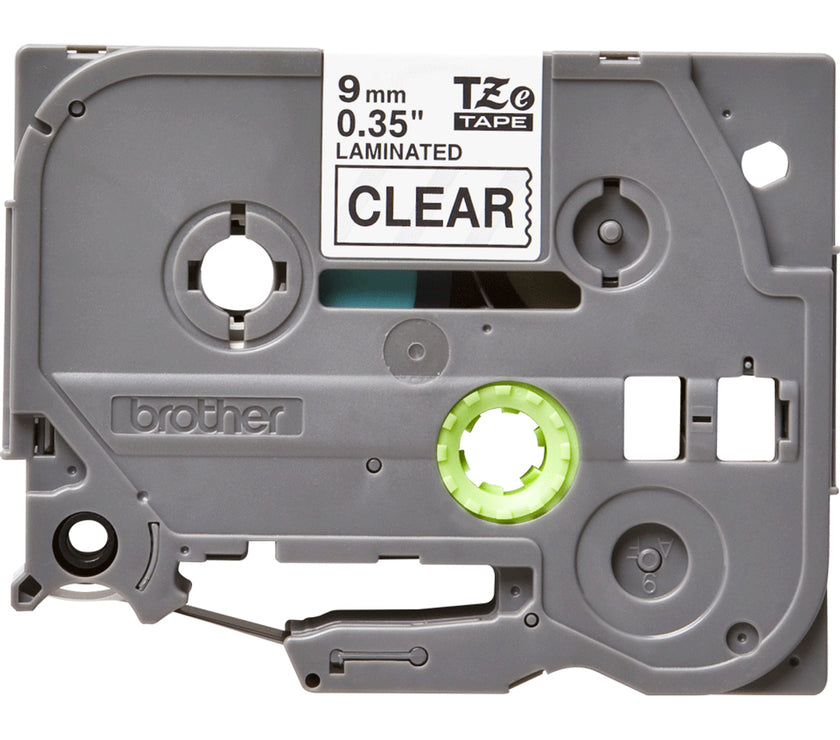 TZE121 Black On Clear Label Tape