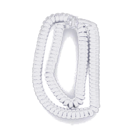 Fanvil-Curly Cord - H3/H5 WHITE
