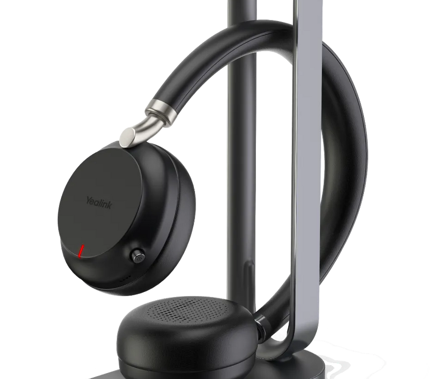 Yealink BH72 Dual Bluetooth Headset UC with Charging Stand BLACK
